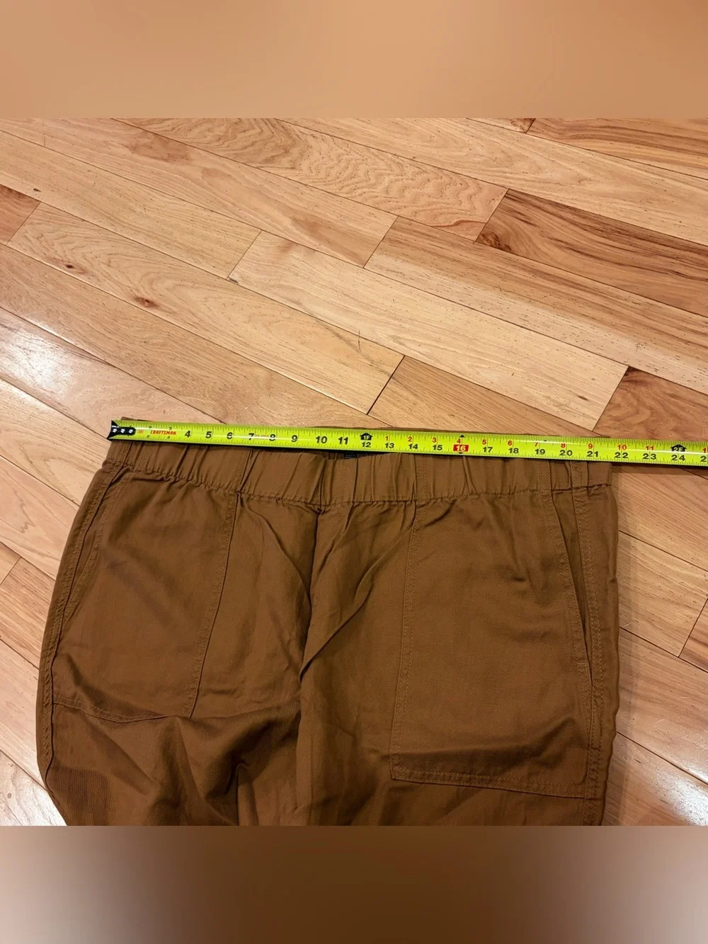 NWT Banana Republic Tapered Crop Linen Trousers in Golden Tan - Women’s Size XXL